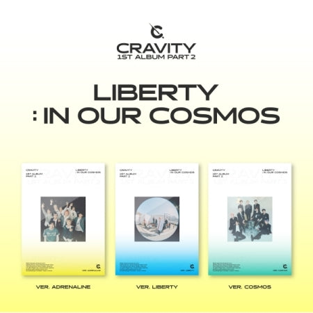 CRAVITY - [LIBERTY : IN OUR COSMOS] (1st Album PART.2 3 Version SET)