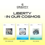 CRAVITY - [LIBERTY : IN OUR COSMOS] 1st Album PART.2 3 Version SET