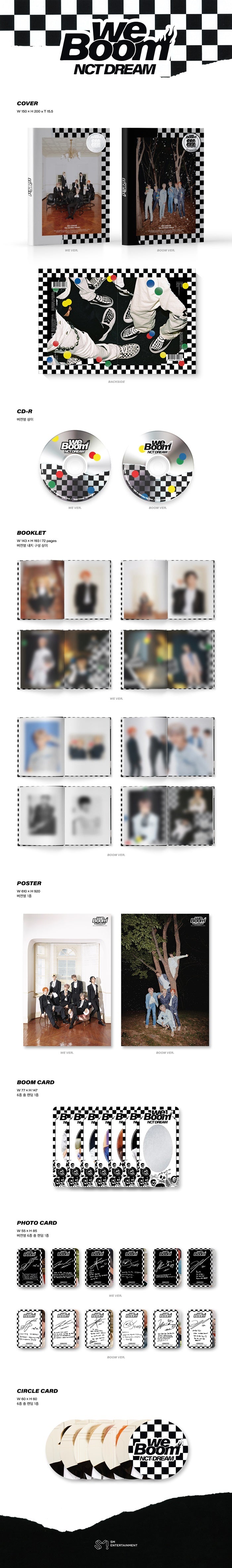 NCT DREAM 3rd Mini Album - WE BOOM [ WE ver. ] CD + Booklet