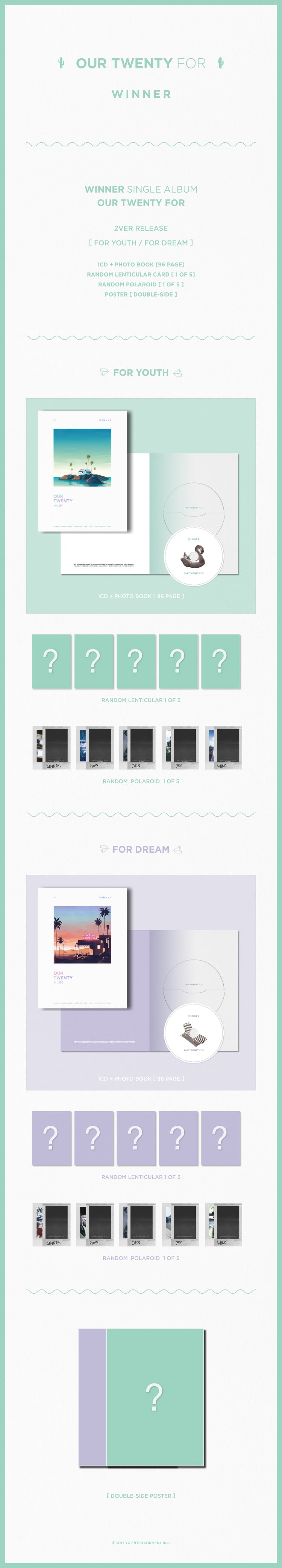 1 CD
1 Booklet (96 pages)
1 Lenticular Card
1 Polaroid Photo