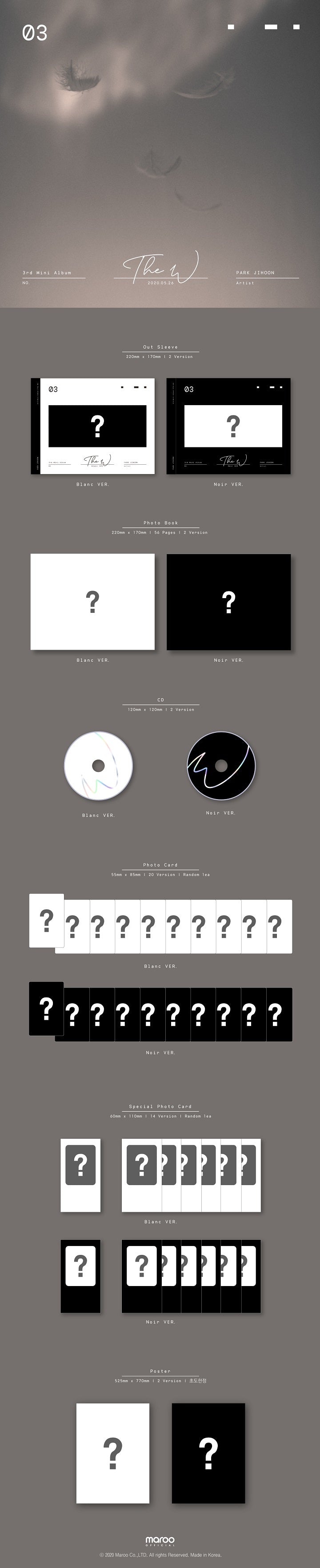1 CD
1 Photo Book (56 pages)
1 Photo Card
1 Special Card