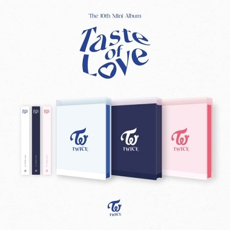 TWICE - [TASTE OF LOVE] (10th Mini Album 3 Version SET)