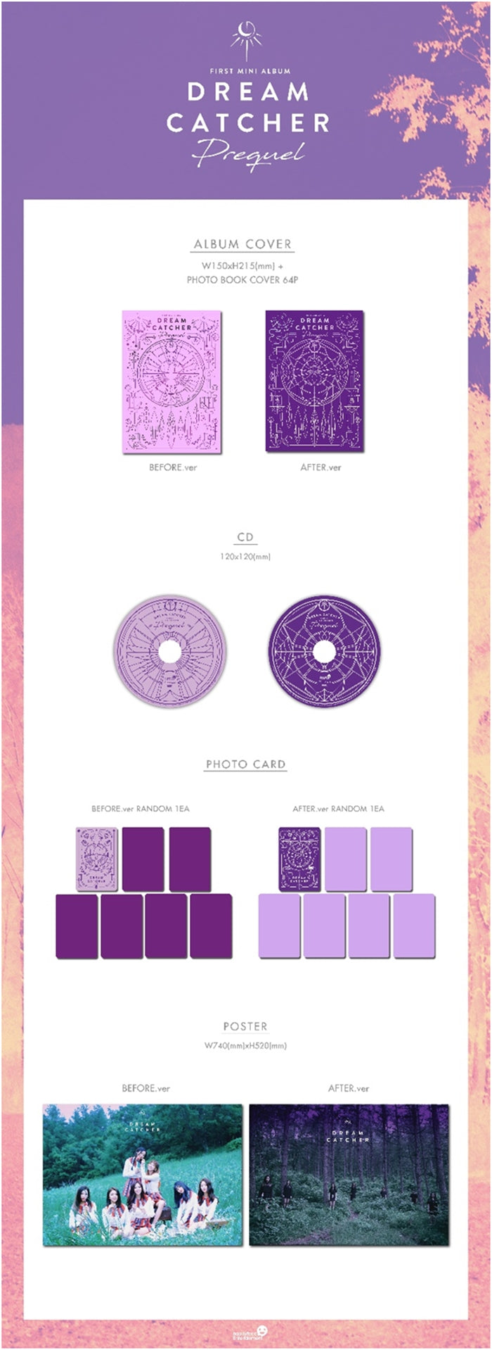 1 CD
1 Photo Card
1 Photo Book (64 pages)