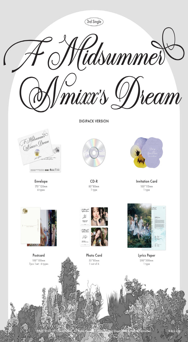 NMIXX エンミックス Midsummer showcase ジウ NMIXX - [A Midsummer NMIXX'S Dream] (3rd Single Album DIGIPACK