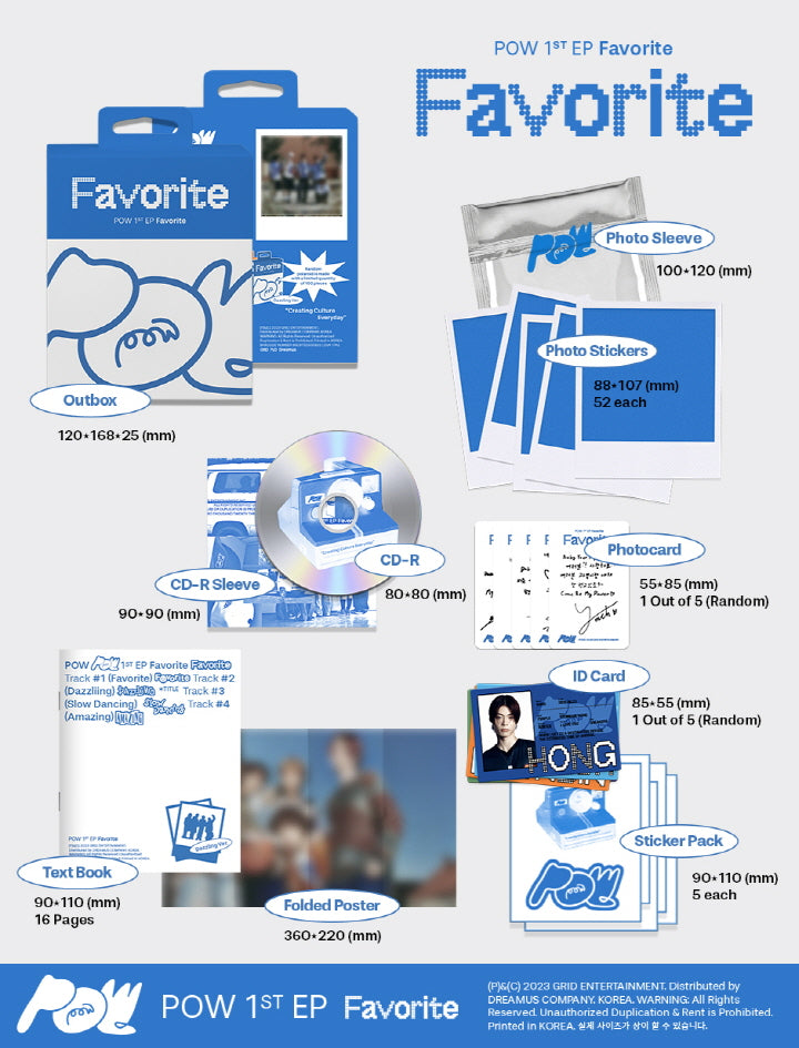 POW is a 5-member global boy group under Grid Entertainment with the ambition to provide a fresh and fun experience to the...