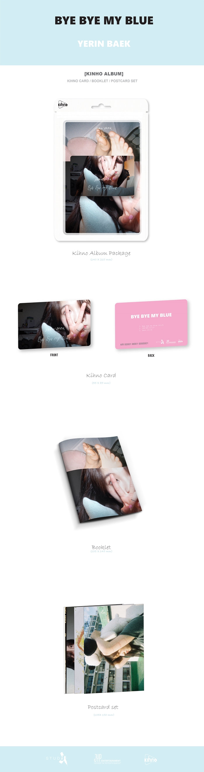 1 Kihno Card
3 Post Cards
1 Photo Book (16 pages)