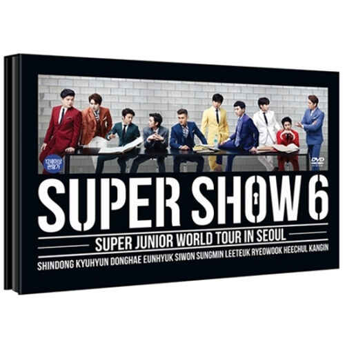 Super Junior-[SUPER SHOW 6] World Tour In SEOUL DVD (2 DISC)+Special Color Photo Book K-POP Sealed