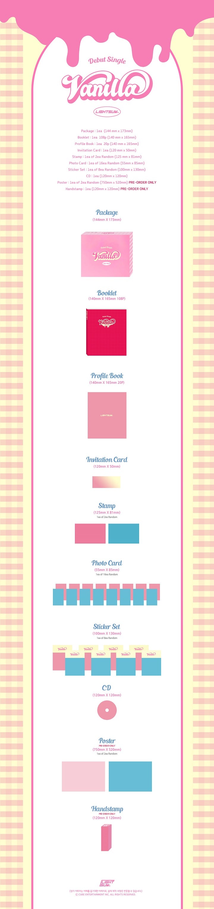 希少品✨✨ LIGHTSUM  Vanilla サイン入りアルバム CD付き Amazon.com: LIGHTSUM Vanilla 1st Single Album CD+108p