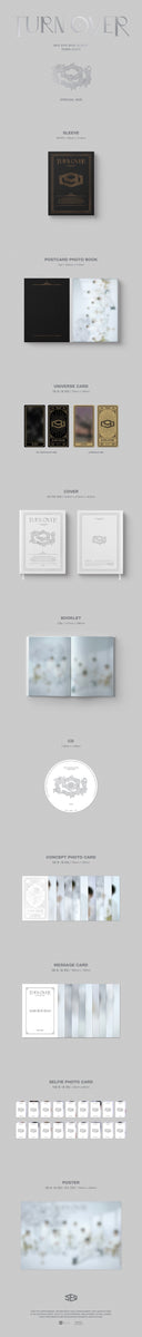 SF9 TURN OVER トレカ カード SF9 9th Mini Album Turn Over Concept Photocard Message Card