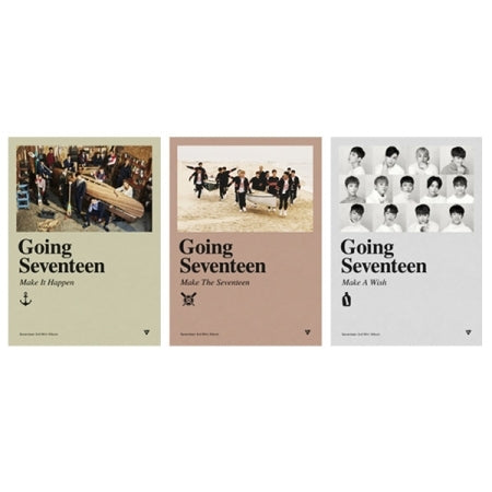 SEVENTEEN - [GOING SEVENTEEN] 3rd Mini Album 3 Version SET