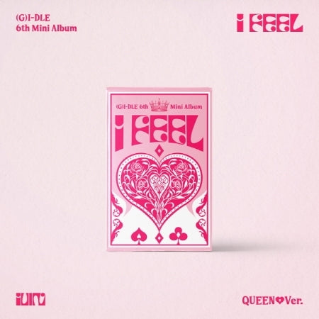 (G) I-DLE I FEEL 6th Mini Album Random Version CD+1p Poster+1p Mini Poster  On Pack+100p Booklet+1p PhotoCard+1p Polaroid+Tracking Sealed GIDLE I-DLE