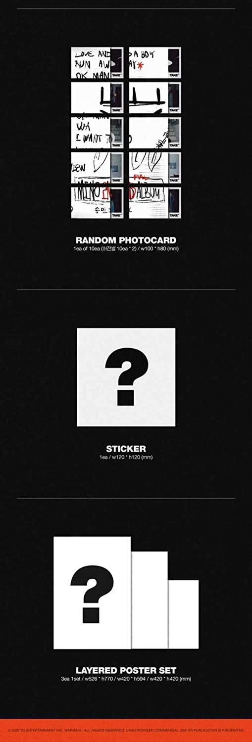 1 CD
1 Photo Book (116 pages)
1 Paper Band
1 Rubber Band
1 Lyrics Book (20 pages)
1 Photo Card
1 Sticker
1 Layered Poster ...