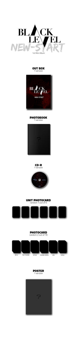 BLACK LEVEL - [New Start] (1st Mini Album) – kpopalbums.com