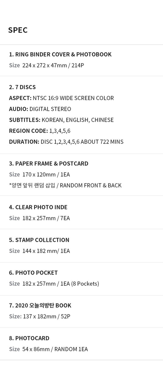 BTS - [MEMORIES OF 2020 DVD] – kpopalbums.com