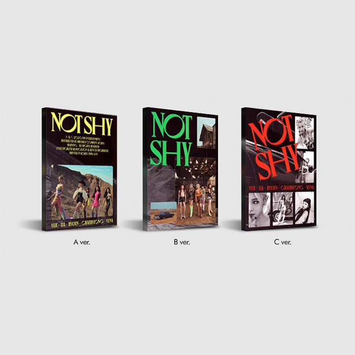 ITZY - [Not Shy] 3rd Mini Album 3 Version SET