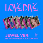 IVE - [LOVE DIVE] 2nd Single Album LIMITED Edition Jewel Case RANDOM Version