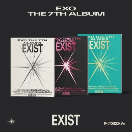 EXO - [EXIST] (7th Album PHOTO BOOK 3 Version SET)