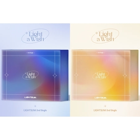 LIGHTSUM - [LIGHT A WISH] (2nd Single Album 2 Version SET