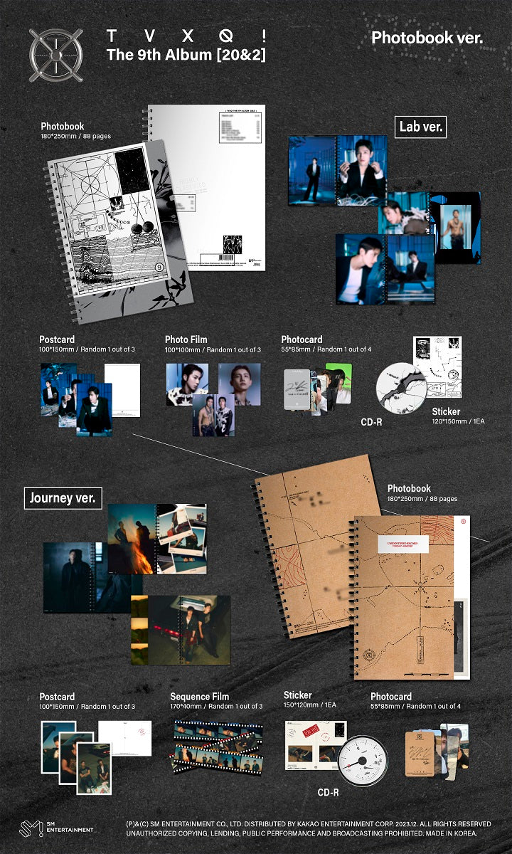 TVXQ! - [20&2] 9th Album PHOTO BOOK LAB (A) Version – kpopalbums.com