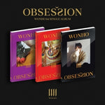 WONHO - [OBSESSION] 1st Single Album Version 3 (Black)