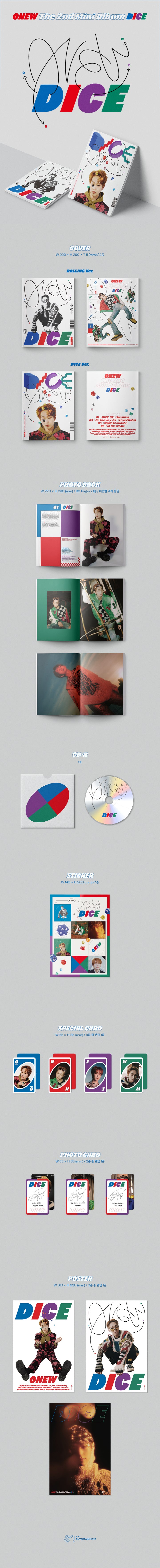 1 CD
1 Photo Book (80 pages)
1 Sticker
1 Special Card (random out of 4 types)
1 Photo Card (random out of 3 types)
