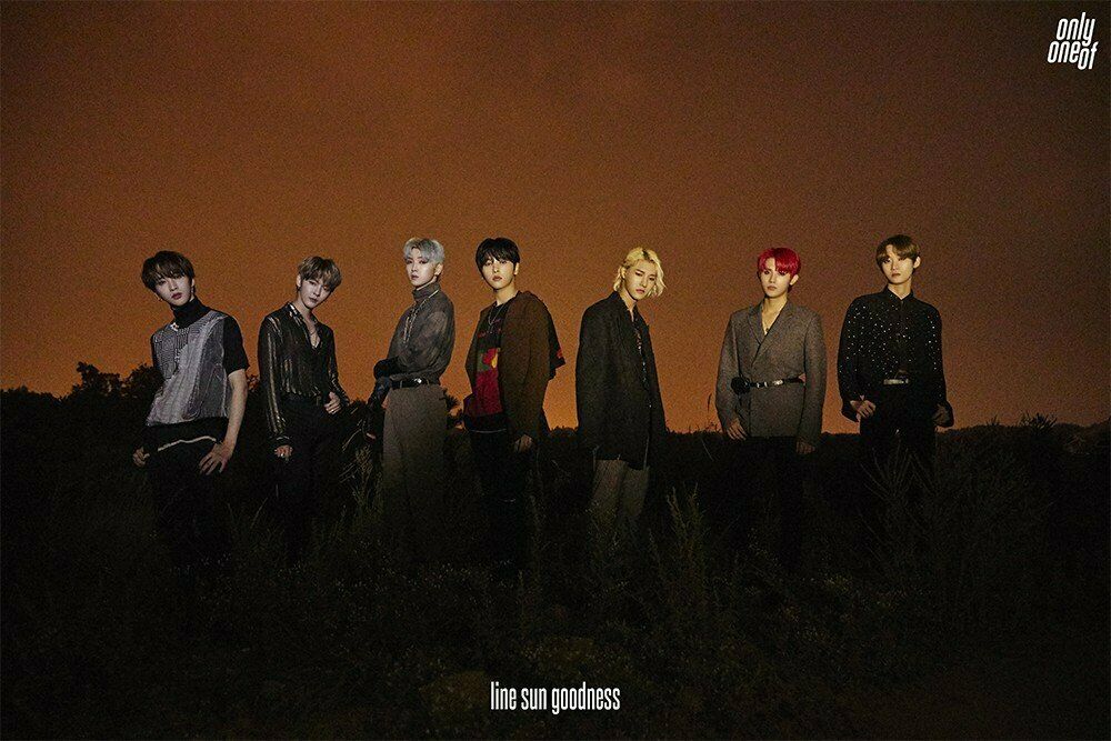 OnlyOneOf　line sun goodness （black） OnlyOneOf - [Line Sun Goodness] (2nd Mini Album BLACK