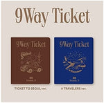 Fromis_9 - [9 Way Ticket] 2nd Single Album 2 Version SET