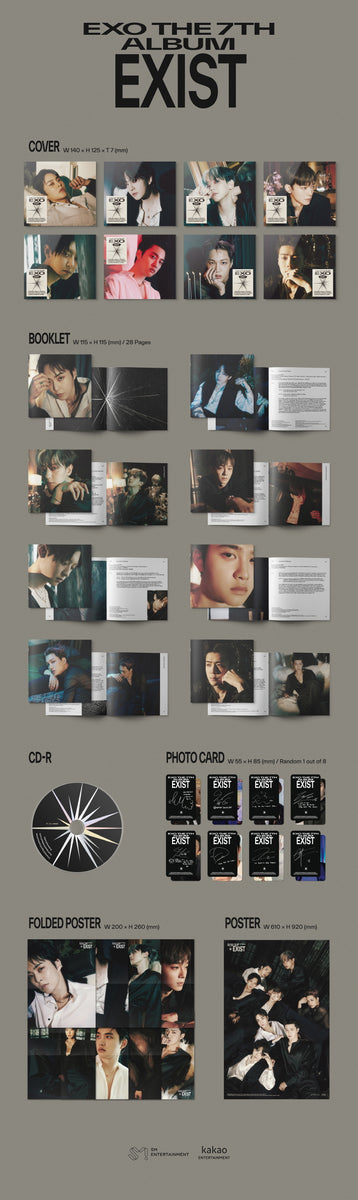 EXO - [EXIST] (7th Album DIGIPACK SEHUN Version) – kpopalbums.com