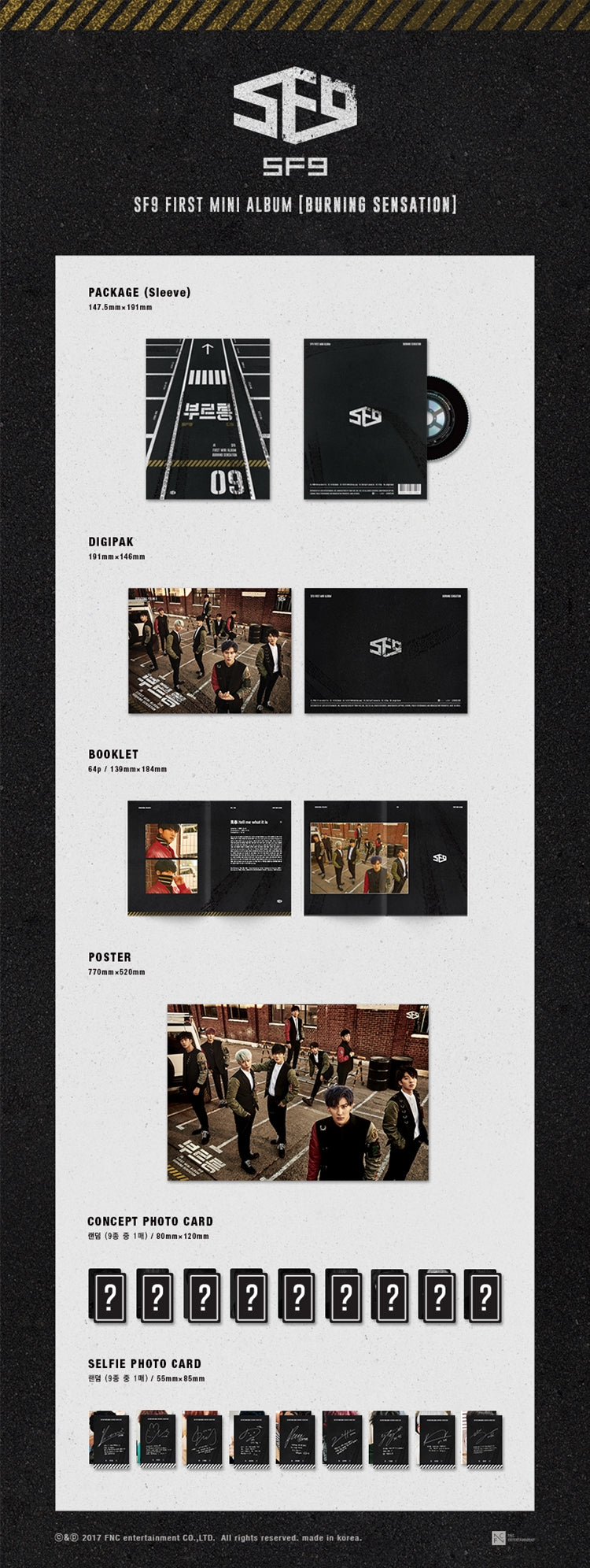 SF9, first mini-album 'Burning Sensation' released on February 6th SF9 announces upgraded powerful performance with title ...