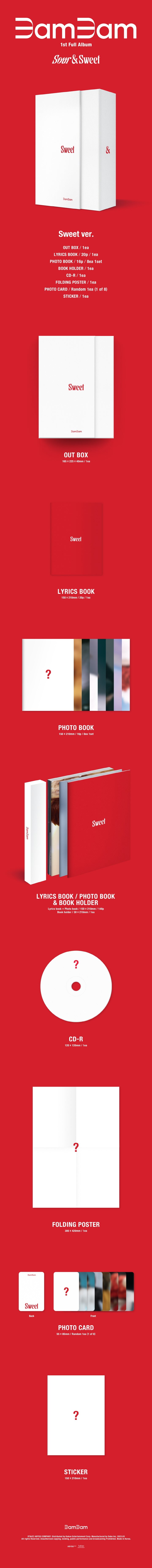 BAMBAM - [Sour & Sweet] 1st Album SWEET Version