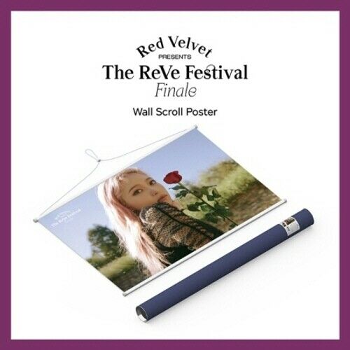 SM Official Goods Red Velvet 'The Reve Festival Finale Wall Scroll Poster' Yeri Version Unfolded Poster In Tube+Message Ph...