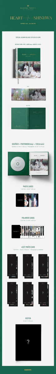 SHINHWA - [HEART] (Twenty Special Album) – kpopalbums.com