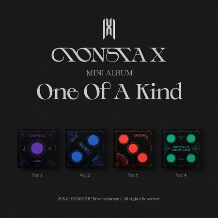 Monsta X - [One of A Kind] (9th Mini Album 4 Version SET
