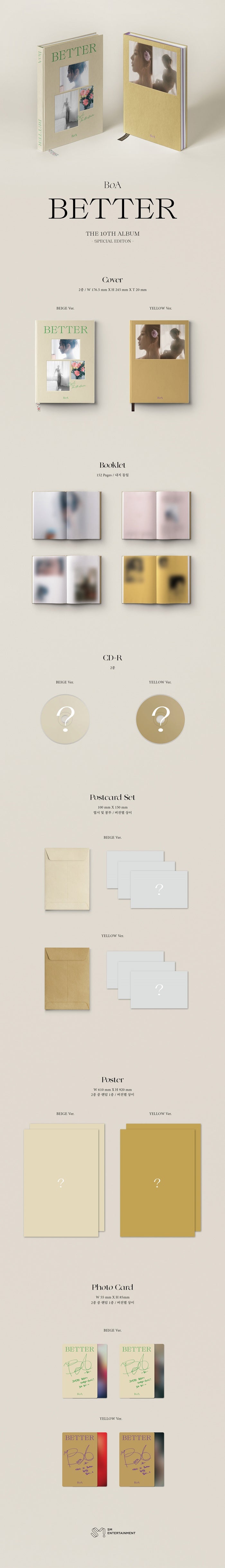 BoA - [Better Debut 20th Anniversary] (10th Album Special