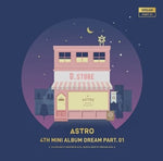ASTRO - Dream Part 01 4th Mini Album "NIGHT VER" - HardBox Package CD+Photobook+PhotoCards+PostCard+transparent PhotoCard Sealed