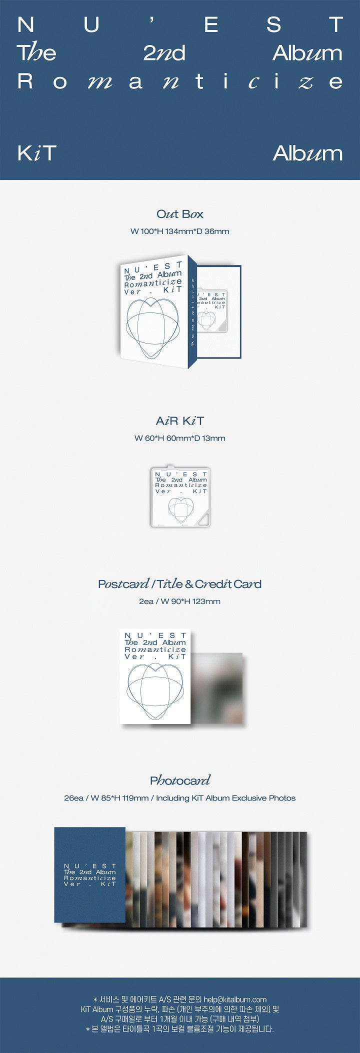 1 Air-KiT
1 Title & Credit Card
26 Photo Cards