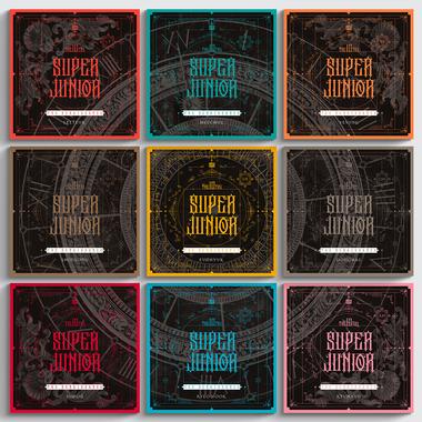 Super Junior - [The Renaissance] 10th Album SQUARE STYLE 9 Version SET