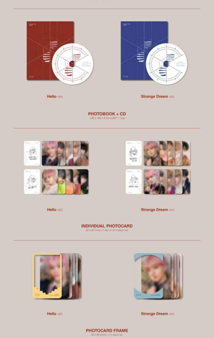 1 CD
1 Photo Book (84 pages)
1 Individual Photo Card (random out of 10 types)
1 Photo Card Frame
1 Folding Poster (random ...