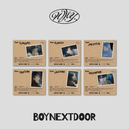 BOYNEXTDOOR - [WHY..] (1st EP Album LETTER Version WOONHAK Cover)