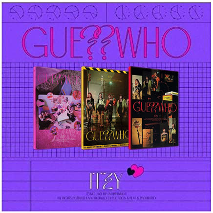 ITZY - [Guess Who] (4th Mini Album 3 Version SET)