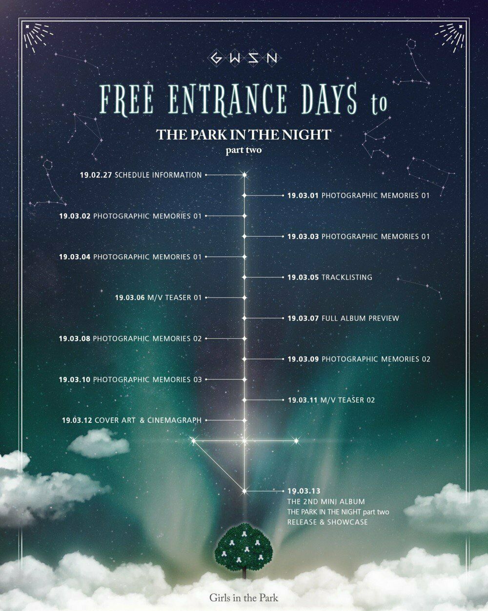 GWSN - [The Park In The Night] (Part Two) – kpopalbums.com