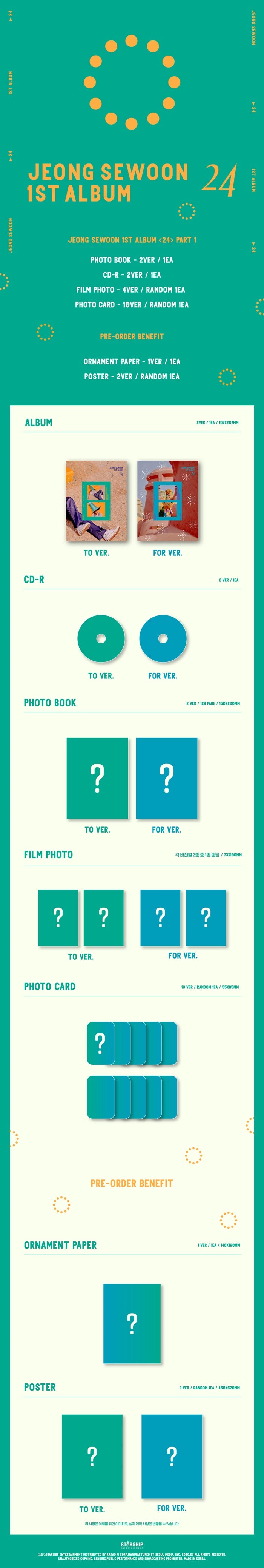 1 CD
1 Booklet (128 pages)
1 Film Photo
1 Photo Card