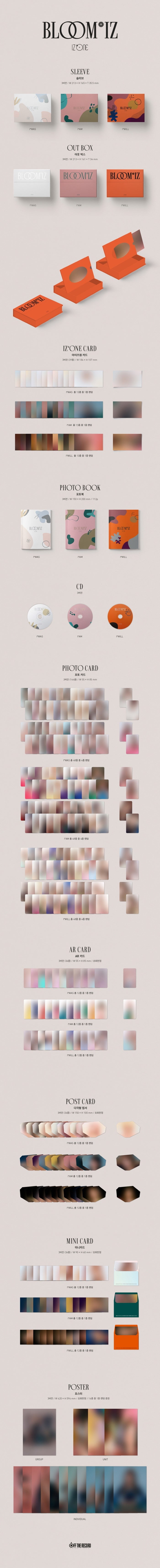IZ*ONE - [BLOOM*IZ] (1st Album Version.1) – kpopalbums.com