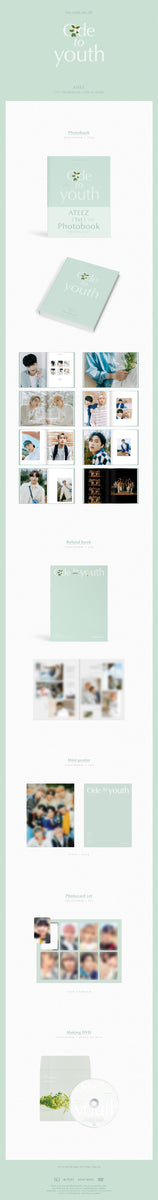 ATEEZ Ode to Youth 2022 シーグリ ソンファ トレカ 4枚 ATEEZ - [ODE TO YOUTH] (1st Photo Book) – kpopalbums.com