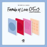 TWICE - [FORMULA OF LOVE: O+T=<3] 3rd Album 4 Version SET