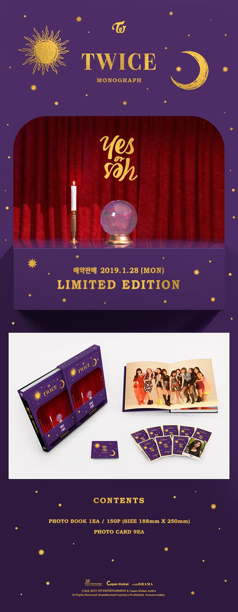 K-POP・アジア TWICE THE YEAR OF YES monograph TWICE MONOGRAPH-The year of YES(輸入） - Amazon.com Music