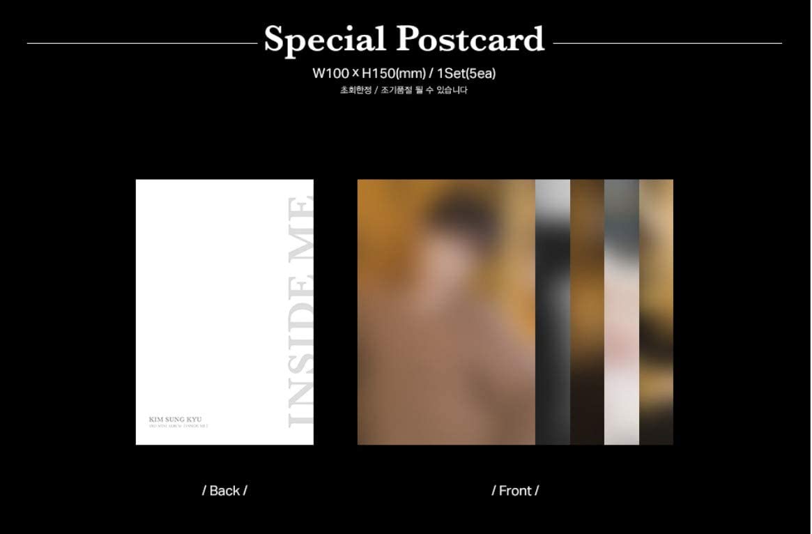 1 CD
1 Booklet (84 pages)
1 Photo Card
1 Remover Sticker
