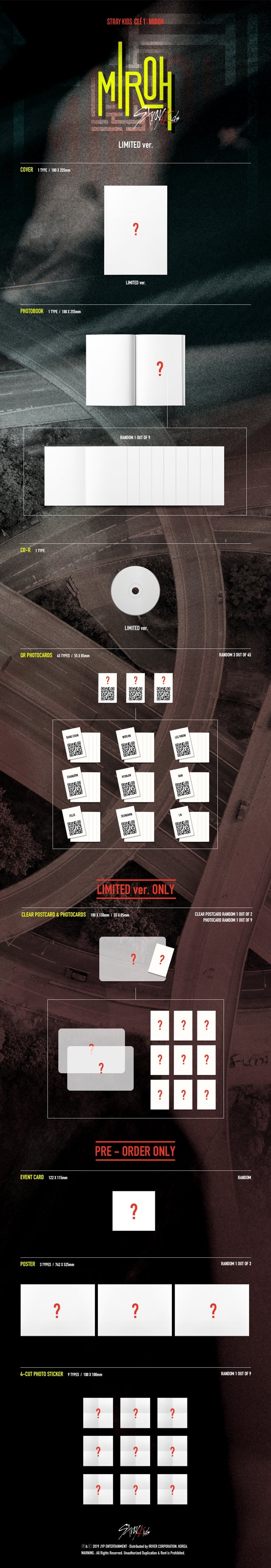Stray Kids - [Cle 1:Miroh] (Mini Album Limited Edition