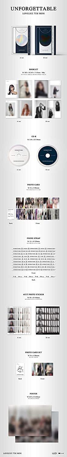 1 CD
1 Booklet (88 pages)
2 Photo Cards
1 Phone Strap
1 4-cut Photo Sticker