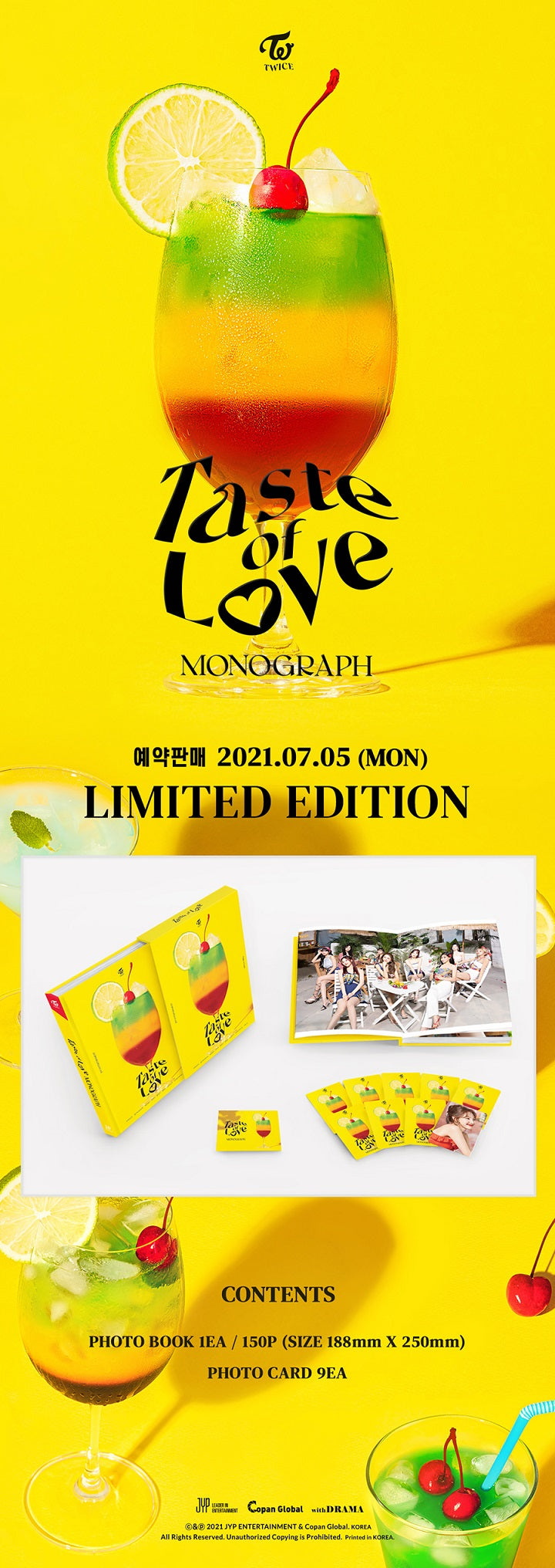 1 Photo Book (150 pages)
9 Photo Cards